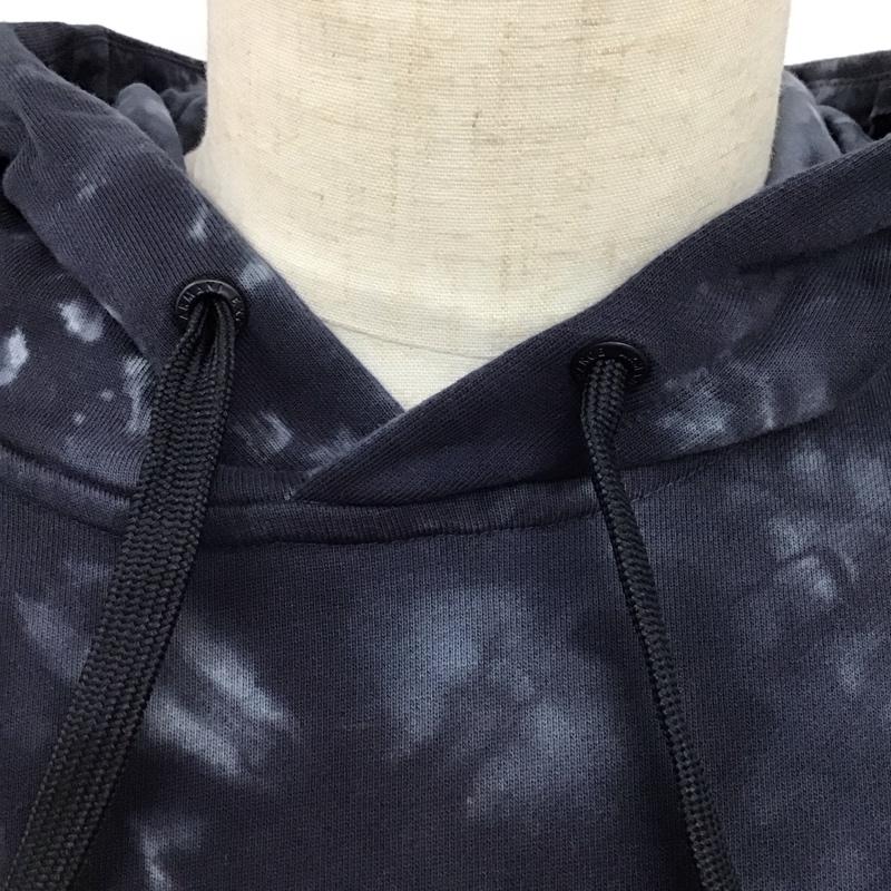 アルマーニエクスチェンジ A/X ARMANIEXCHANGE パーカー 長袖 6KZMLA ZJ8GZ プルオーバー フーディー タイダイ L ロゴ、文字 紺 / ネイビー /  メンズ USED 古着 中古 10121293
