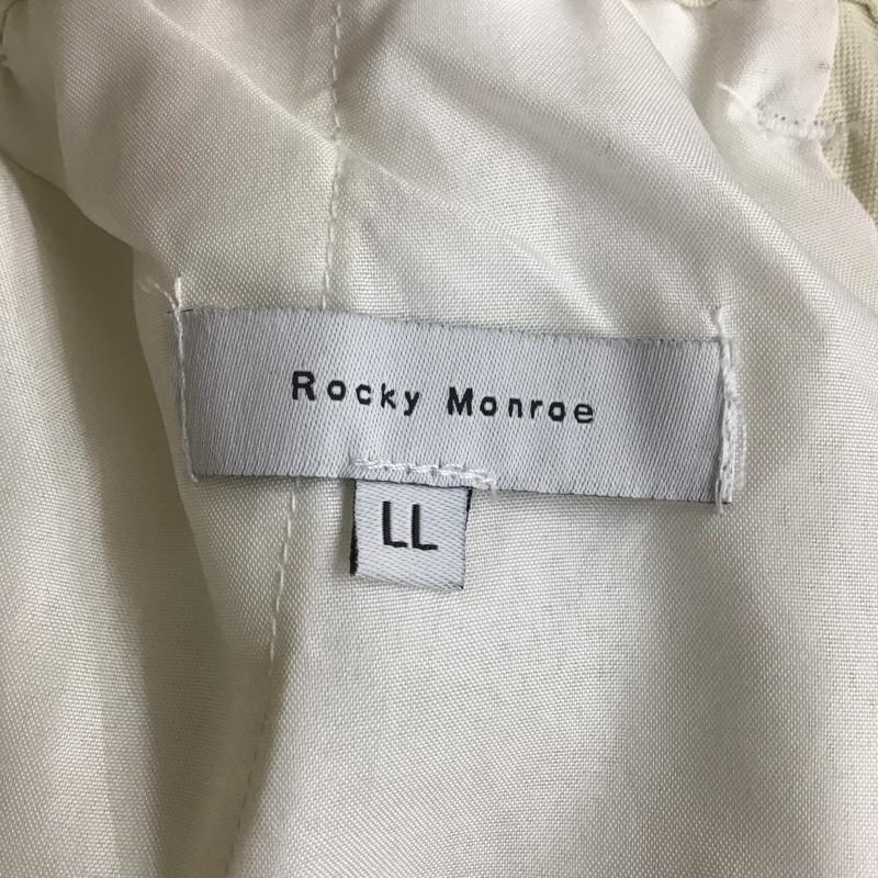 ロッキーモンロー Rocky Monroe パンツ ワークパンツ、ペインターパンツ 11946 ストレッチミリタリーカーゴパンツ ワイドパンツ カジュアルパンツ LL 無地 白 / ホワイト /  メンズ USED 古着 中古 10107208