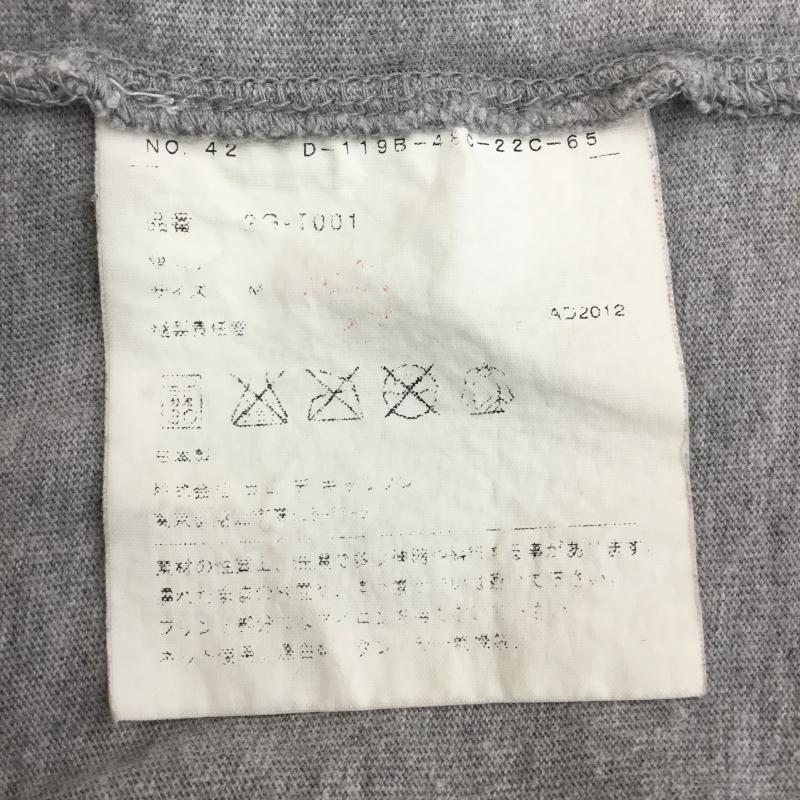 コムデギャルソン COMME des GARCONS Tシャツ 半袖 COMME des GARCONS POCKET M ロゴ、文字 灰 / グレー /  メンズ USED 古着 中古 10133772