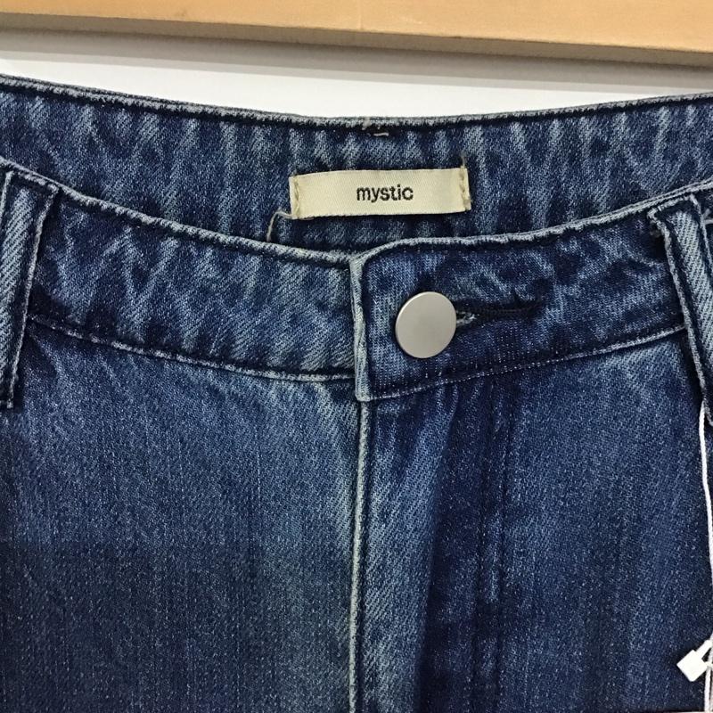 ミスティック mystic パンツ デニム、ジーンズ 1 無地 青 / ブルー /  レディース USED 古着 中古 10148732