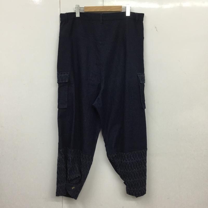 アミナ Amina パンツ サルエルパンツ 無地 インディゴ / インディゴ /  メンズ USED 古着 中古 10150669