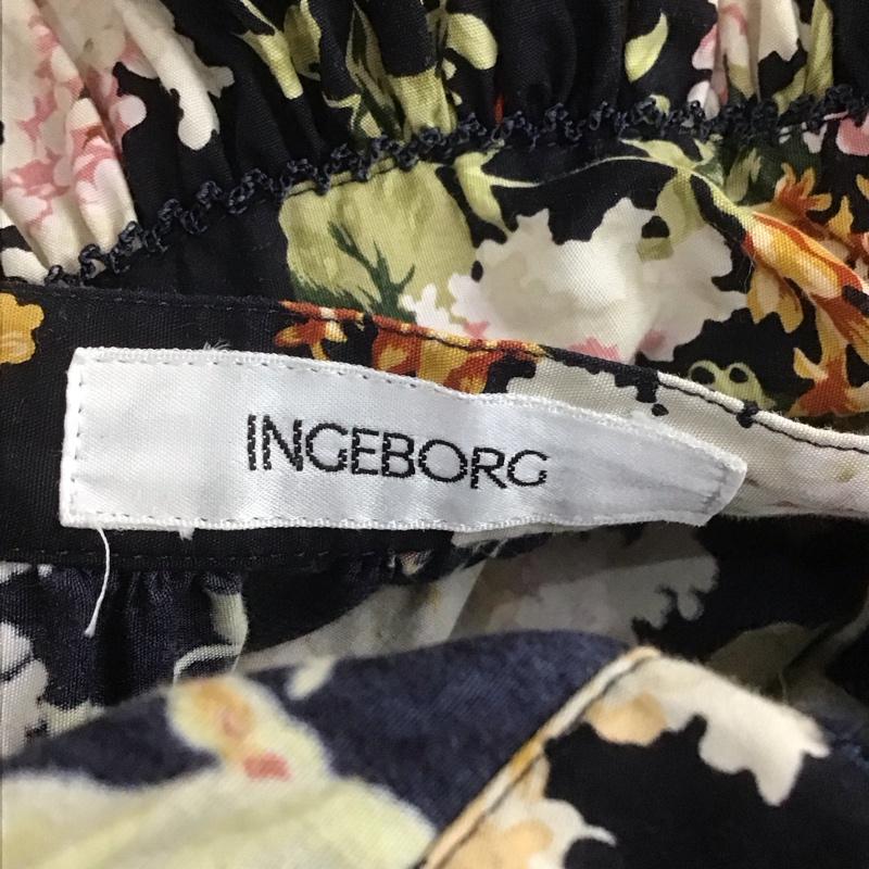 インゲボルグ INGEBORG スカート ロングスカート P0262FS13 フロントボタン 花柄 マルチカラー / マルチカラー /  レディース USED 古着 中古 10108597