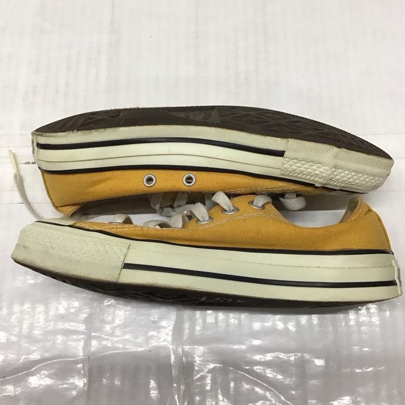 コンバース CONVERSE スニーカー スニーカー 23.5cm 6X 05 11 02 1R449 ローカット 23.5cm 23.5cm ロゴ、文字 黄 / イエロー / X オフホワイト / オフホワイト /  レディース USED 古着 中古 10118777