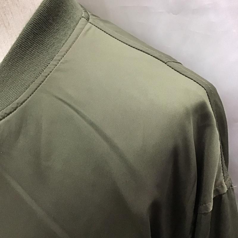 ブラウニーウ゛ィンテージ BROWNY VINTAGE ジャケット、上着 ジャンパー、ブルゾン BV19SP03-M008 グラフィックBOXロゴMA-1 L ロゴ、文字 カーキ / カーキ /  メンズ USED 古着 中古 10116833