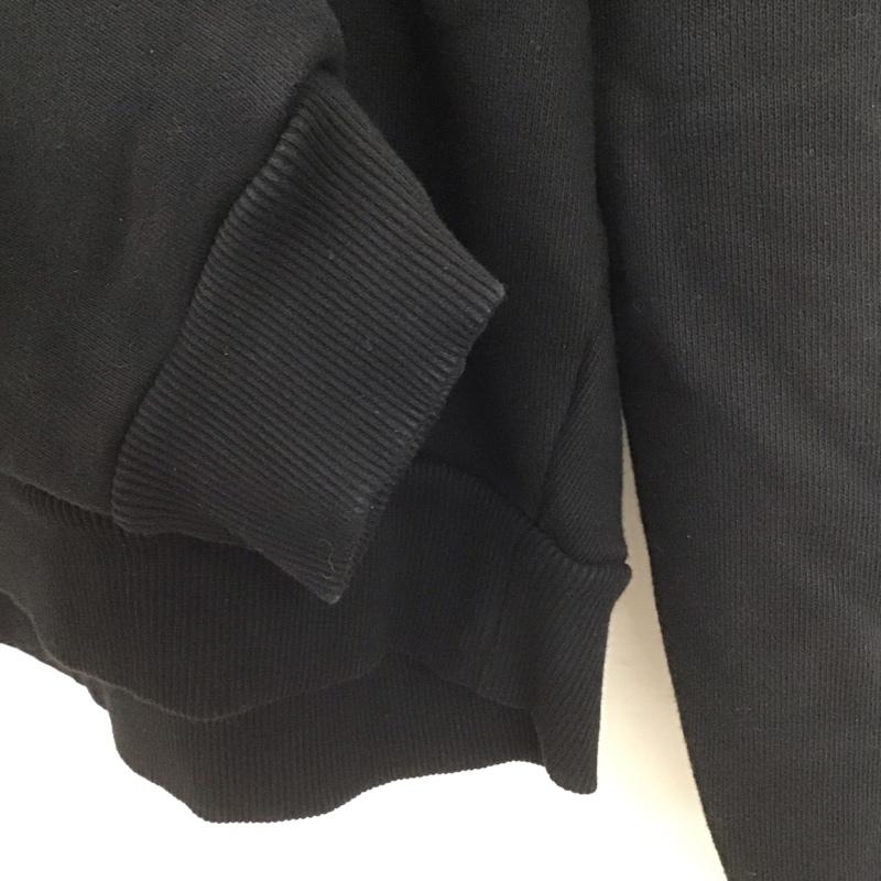 ゲンザイ genzai パーカー 長袖 長袖パーカー プルオーバーパーカー スウェット L ロゴ、文字 黒 / ブラック /  メンズ USED 古着 中古 10148207