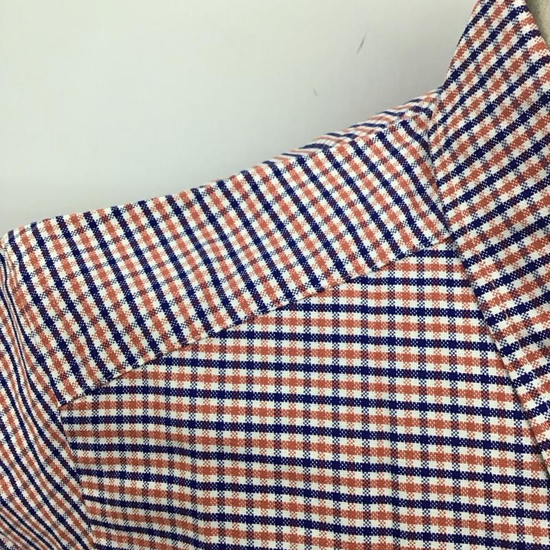 エディーバウアー Eddie Bauer シャツ、ブラウス 半袖 半袖シャツ チェックシャツ ボタンダウンシャツ S チェック マルチカラー / マルチカラー /  メンズ USED 古着 中古 10111277