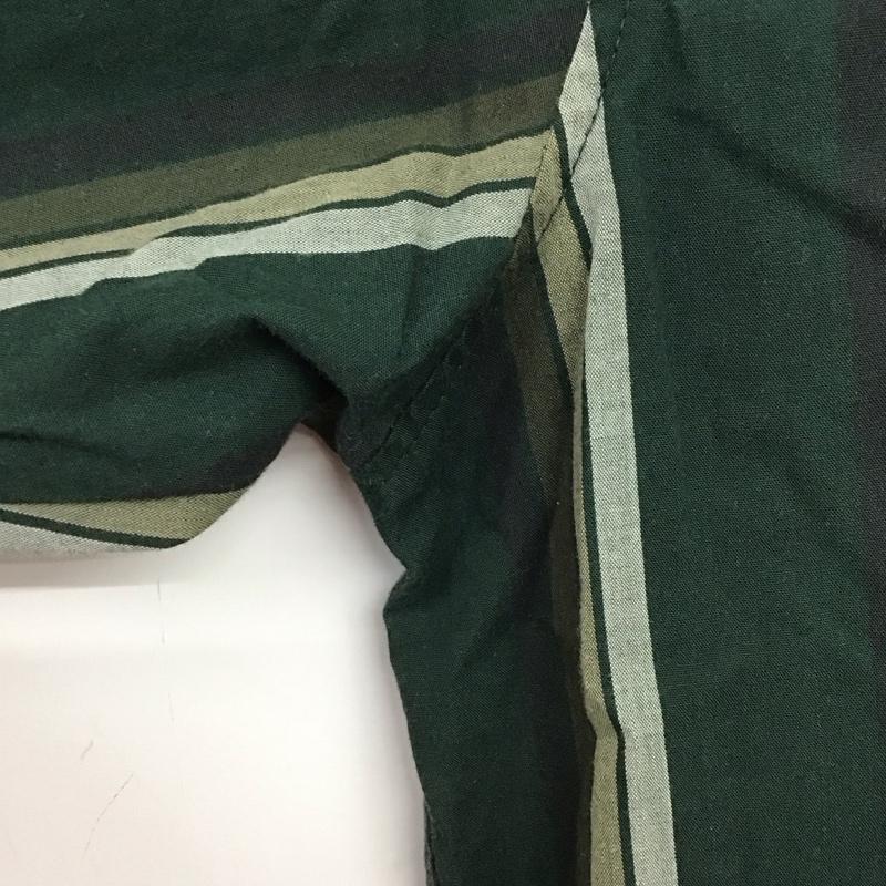 ピューリタン PURITAN シャツ、ブラウス 長袖 長袖シャツ ストライプシャツ カラーシャツ XL ストライプ カーキ / カーキ /  メンズ USED 古着 中古 10150274