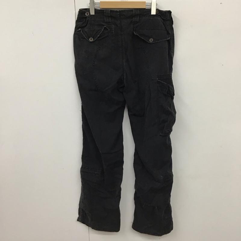 ポロラルフローレン POLO RALPH LAUREN パンツ ワークパンツ、ペインターパンツ ミリタリーパンツ ワイドパンツ カジュアルパンツ ストレートパンツ 32インチ 無地 黒 / ブラック /  メンズ USED 古着 中古 10119127