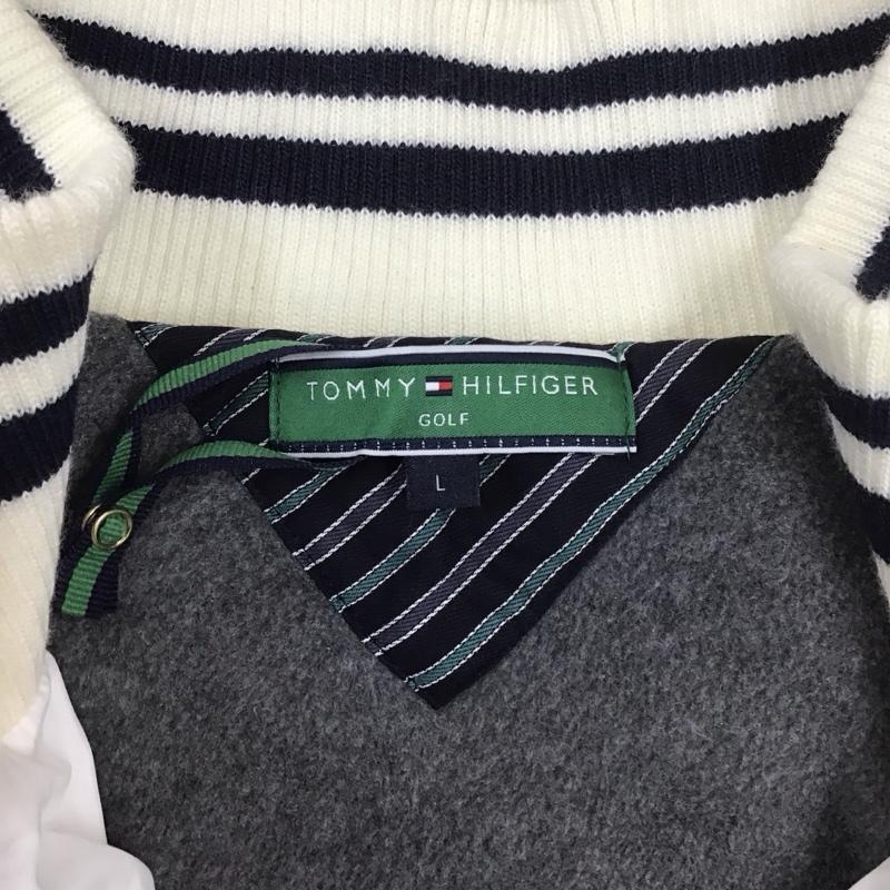 トミーヒルフィガー TOMMY HILFIGER ジャケット、上着 ジャンパー、ブルゾン ジップアップジャケット ジャンパー ジャケット カジュアルジャケット スポーツウェア L ロゴ、文字 白 / ホワイト /  メンズ USED 古着 中古 10111803