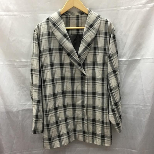 メルロー merlot ジャケット、上着 ジャケット、ブレザー チェック マルチカラー / マルチカラー /  レディース USED 古着 中古 10110757