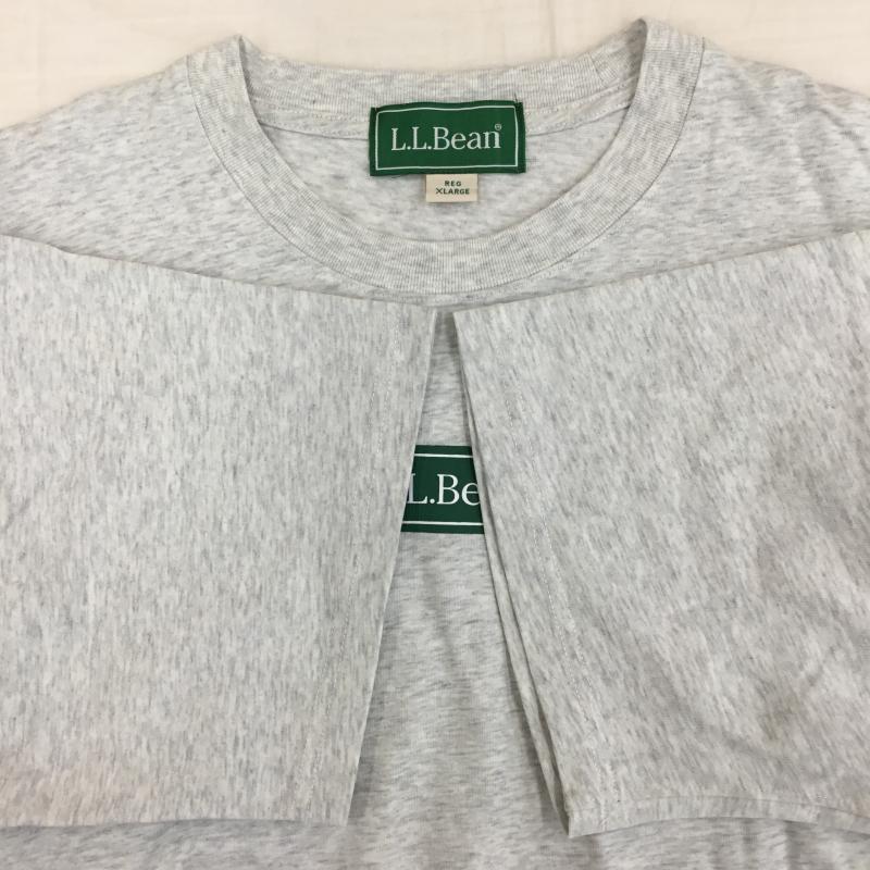 エルエルビーン L.L.Bean Tシャツ 半袖 BEAMS別注 3275-2223 Beans GreenLabel XL プリント 灰 / グレー /  メンズ USED 古着 中古 10141537