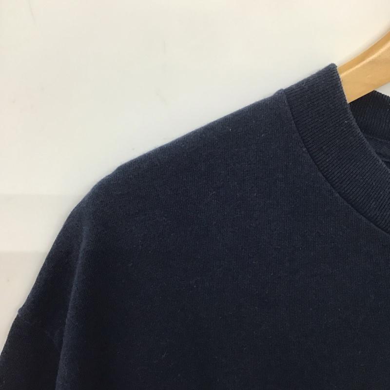 バンズ VANS Tシャツ 半袖 半袖カットソー プリントTシャツ クルーネックカットソー ロゴ、文字 紺 / ネイビー /  メンズ USED 古着 中古 10140144