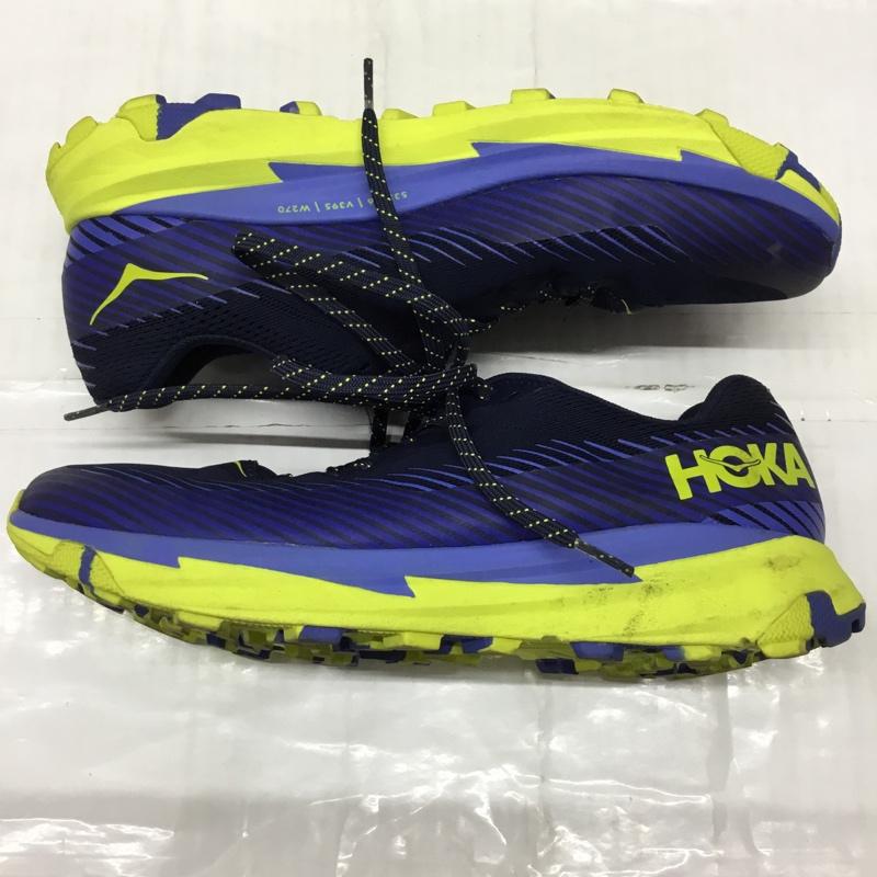 ホカオネオネ HOKA ONEONE スニーカー スニーカー 1110496 Torrent 2 27cm 27.0cm ロゴ、文字 紺 / ネイビー / X 黄 / イエロー /  メンズ USED 古着 中古 10121816