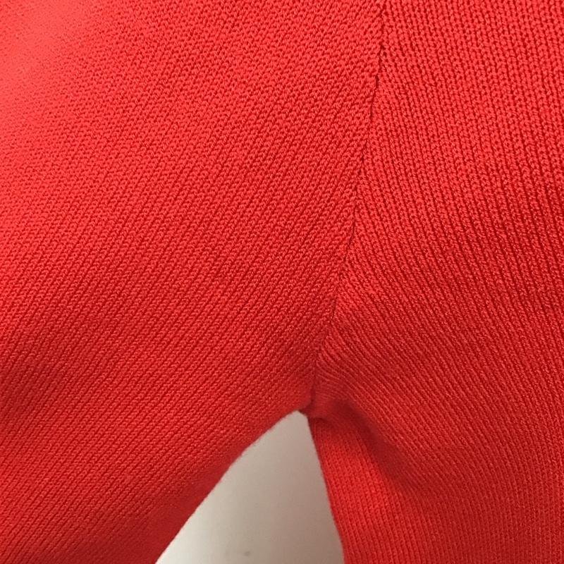 ザラ ZARA ワンピース ロングスカート 5536 130 600 長袖 ニットワンピース S 無地 赤 / レッド /  レディース USED 古着 中古 10119610
