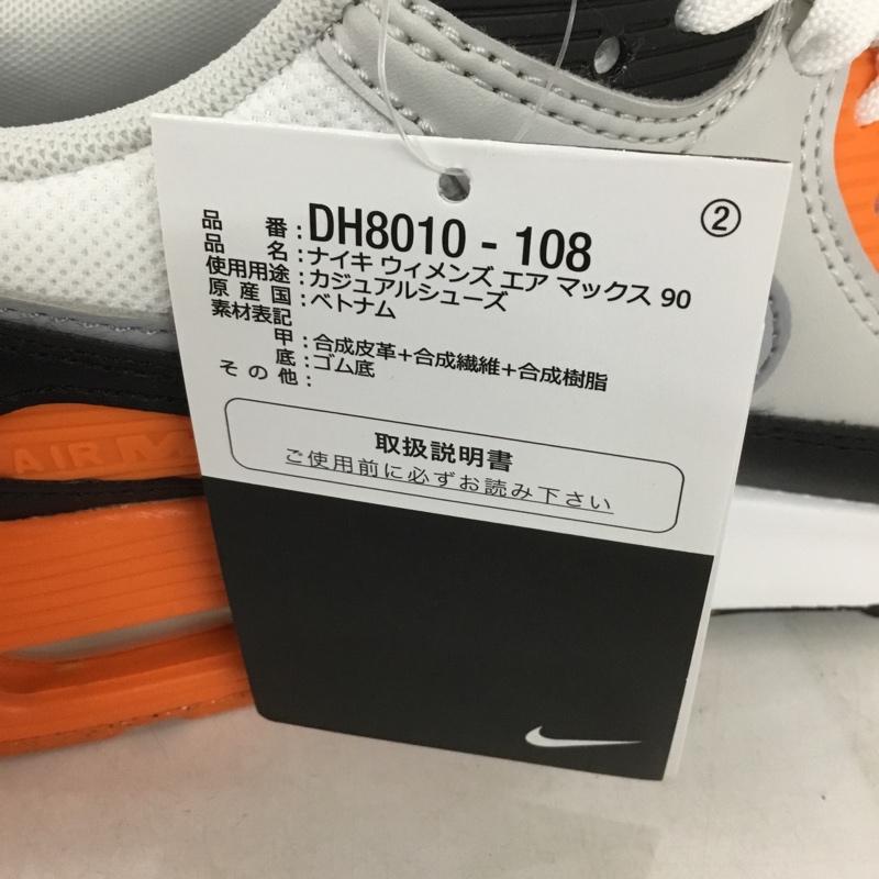 ナイキ NIKE スニーカー スニーカー DH8010-108 W AIR MAX 90 29cm 29.0cm ロゴ、文字 白 / ホワイト / X 黒 / ブラック / X 灰 / グレー / X 橙 / オレンジ /  メンズ USED 古着 中古 10134625