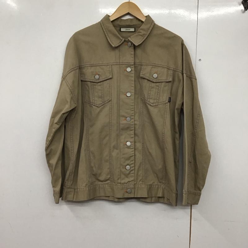 ジュエティ jouetie ジャケット、上着 ジャケット、ブレザー 081910100101 カラーステッチオーバージャケット M 無地 ベージュ / ベージュ /  レディース USED 古着 中古 10142866