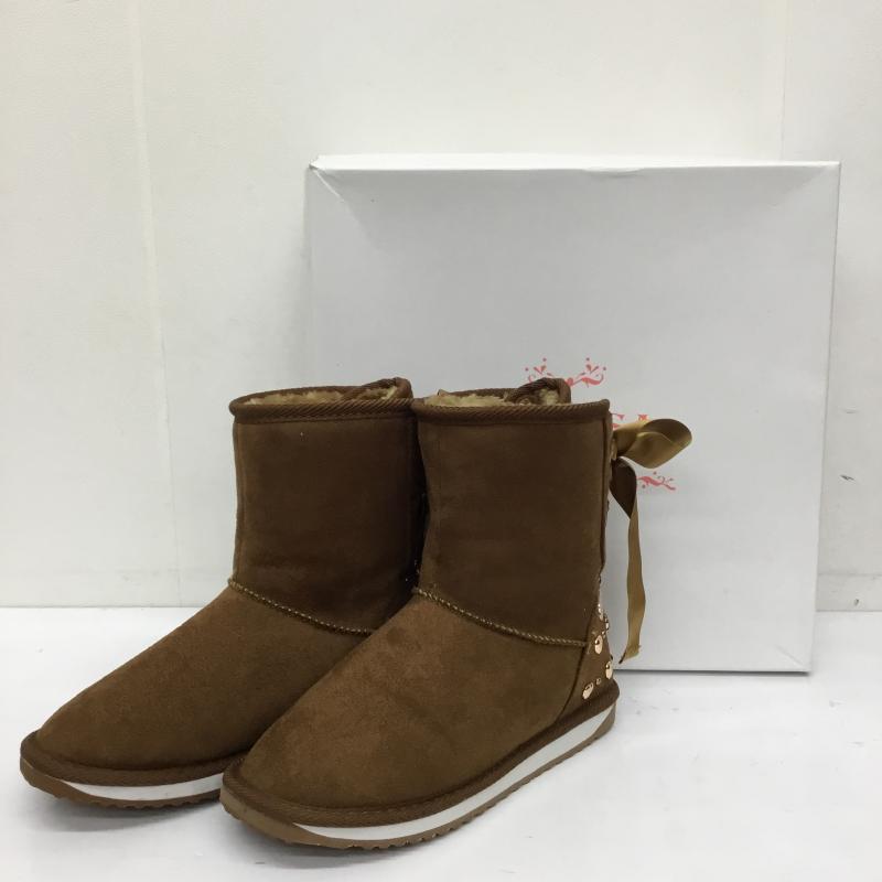 リズリサ LIZ LISA ブーツ ショートブーツ S  茶 / ブラウン /  レディース USED 古着 中古 10143321