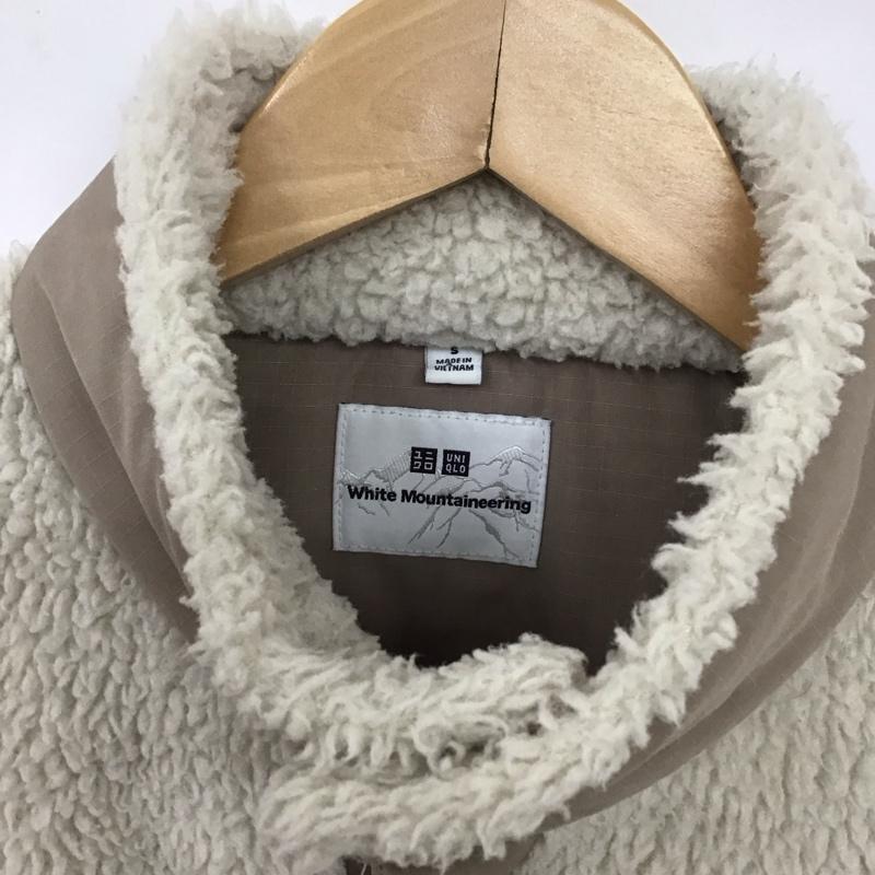 ユニクロ UNIQLO ジャケット、上着 ジャケット、ブレザー 341-443221 WHITEMOUNTAINEERING フリースオーバーサイズプルオーバー S 無地 白 / ホワイト /  メンズ USED 古着 中古 10130811