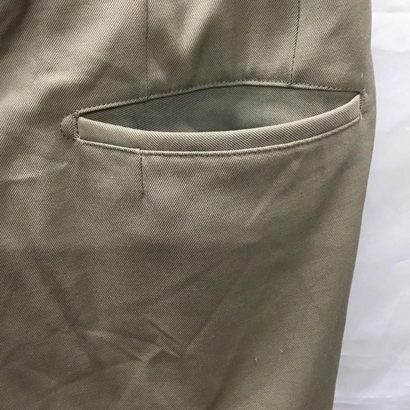 バーバリーズ BURBERRYS パンツ スラックス スラックスパンツ ワイドパンツ カジュアルパンツ 無地 ダークブラウン / ダークブラウン /  メンズ USED 古着 中古 10119418