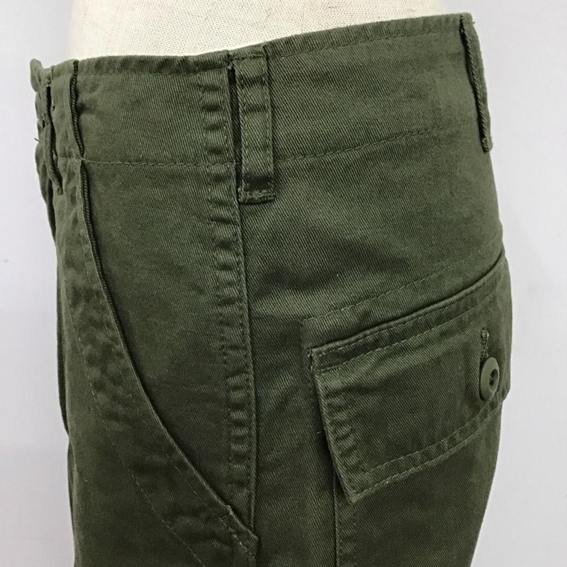 アングリッド Ungrid パンツ ワークパンツ、ペインターパンツ 111840713601-02 ウォッシュベイカーパンツ S 無地 カーキ / カーキ /  レディース USED 古着 中古 10120592