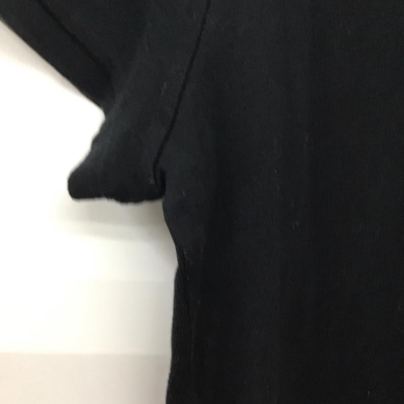 ラルフローレン RALPHLAUREN ポロシャツ 半袖 L 無地 黒 / ブラック /  レディース USED 古着 中古 10133208