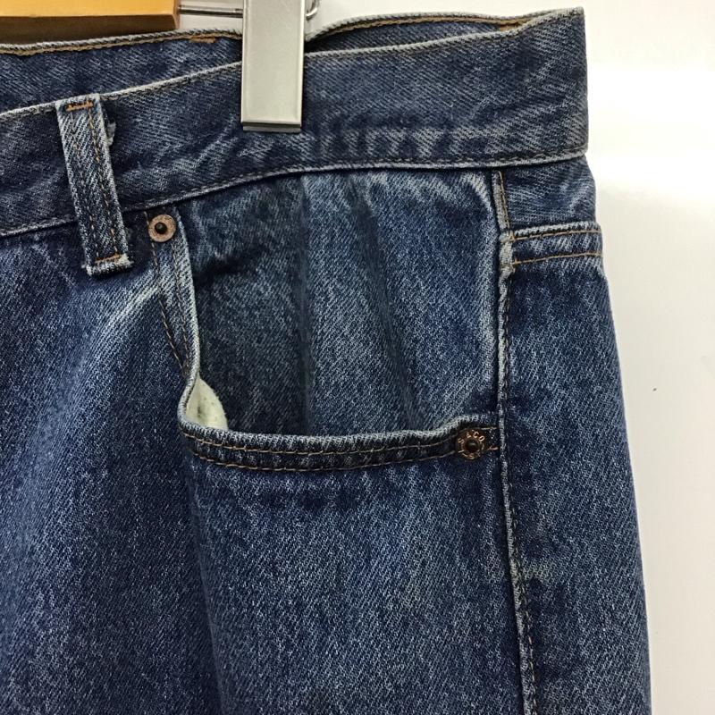 リーバイストラウスアンドコー Levi Strauss & co. パンツ デニム、ジーンズ デニムパンツ ストレートパンツ ワイドパンツ カジュアルパンツ 40 無地 インディゴ / インディゴ /  メンズ USED 古着 中古 10112485