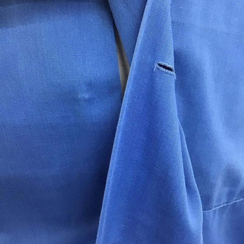 ヒルトン HILTON シャツ、ブラウス 半袖 半袖シャツ カラーシャツ 半袖カットソー プリントシャツ 70s XL プリント 青 / ブルー /  メンズ USED 古着 中古 10116663
