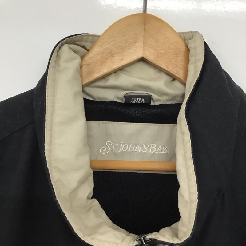 古着 USED ジャケット、上着 ジャケット、ブレザー ジップアップジャケット アウター 古着 XL 無地 黒 / ブラック /  メンズ USED 古着 中古 10136822