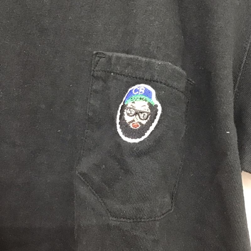 古着 USED Tシャツ 半袖 chi-bee M 無地 黒 / ブラック /  メンズ USED 古着 中古 10128514