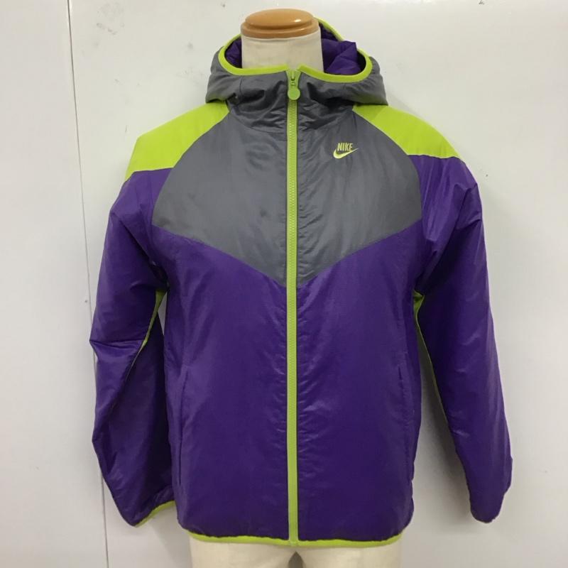 ナイキ NIKE ジャケット、上着 ジャンパー、ブルゾン M 無地 灰 / グレー / X 紫 / パープル / X 黄緑 / イエローグリーン /  メンズ USED 古着 中古 10120538