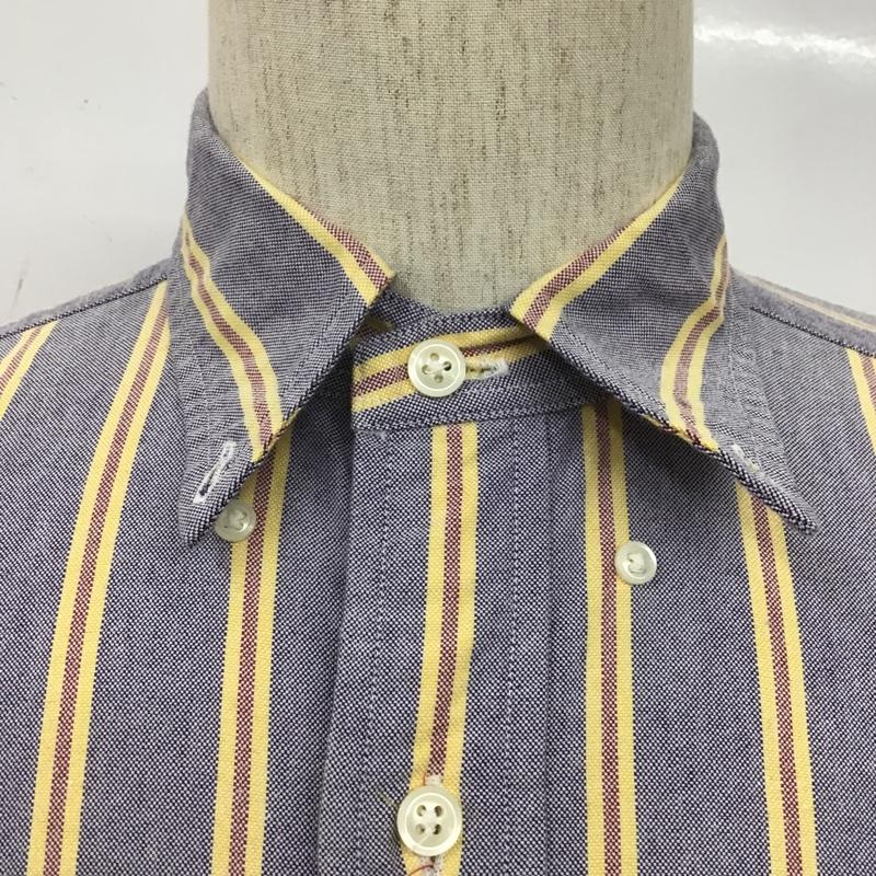 ラルフローレン RALPHLAUREN シャツ、ブラウス 長袖 長袖シャツ ストライプシャツ カジュアルシャツ ボタンダウンシャツ M ストライプ 赤 / レッド / X 黄 / イエロー / X 水色 / ライトブルー /  メンズ USED 古着 中古 10105602