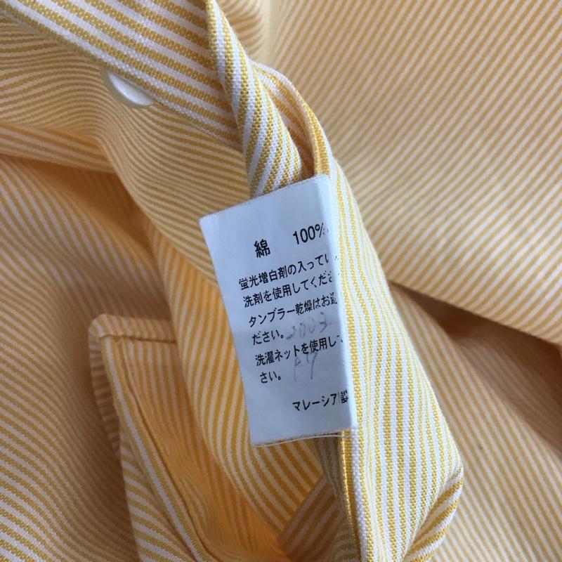 ブルックスブラザーズ BROOKS BROTHERS シャツ、ブラウス 長袖 長袖シャツ ストライプシャツ ボタンダウンシャツ ストライプ 白 / ホワイト / X 橙 / オレンジ /  メンズ USED 古着 中古 10132382