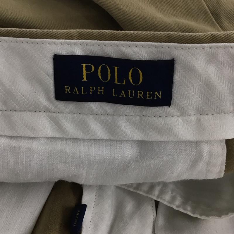 ポロラルフローレン POLO RALPH LAUREN パンツ チノパン チノパン ワイドパンツ カジュアルパンツ 32インチ 無地 ベージュ / ベージュ /  メンズ USED 古着 中古 10137656