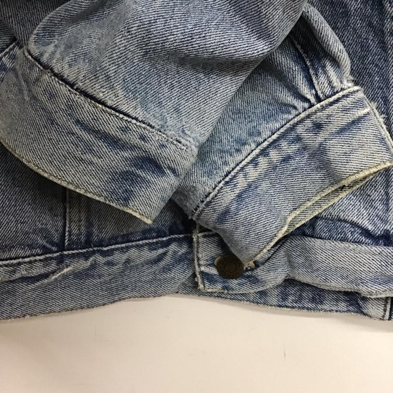 カルバン・クライン Calvin Klein ジャケット、上着 ジャケット、ブレザー デニムジャケット Gジャン アウター カジュアルジャケット M 無地 インディゴ / インディゴ /  メンズ USED 古着 中古 10141811