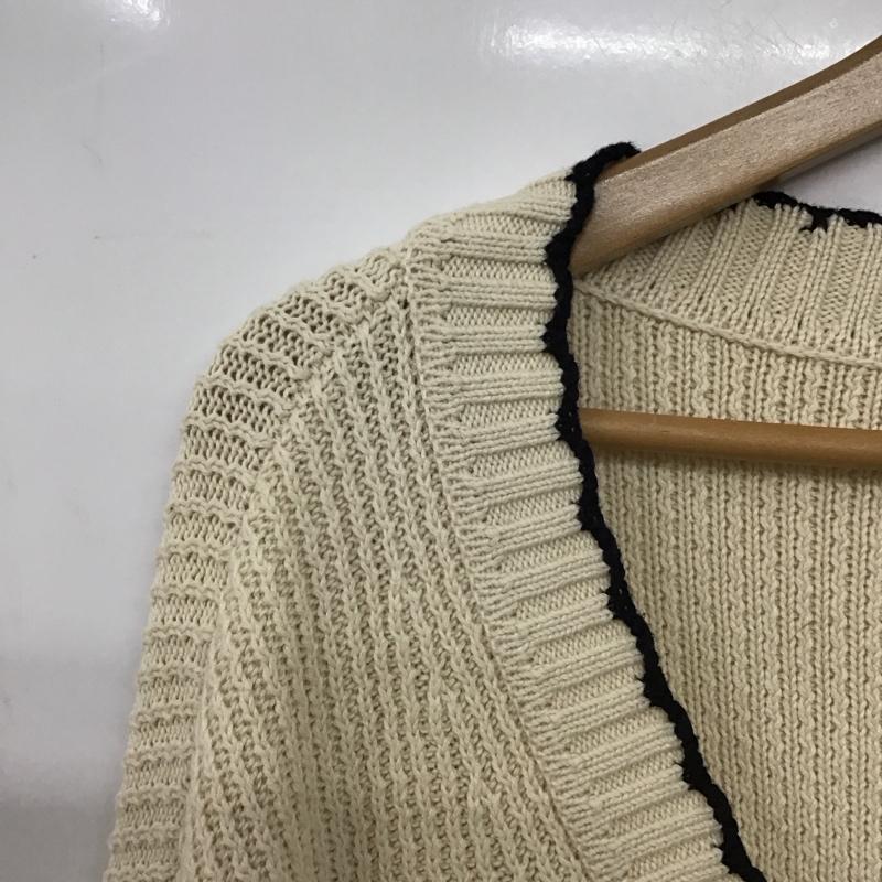 ローリーズファーム LOWRYS FARM カーディガン 長袖 FREE 無地 オフホワイト / オフホワイト /  レディース USED 古着 中古 10141236