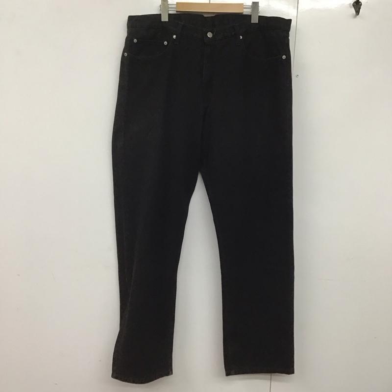 ポロジーンズカンパニー POLO JEANS COMPANY パンツ デニム、ジーンズ デニムパンツ ワイドパンツ カジュアルパンツ ストレッチパンツ 40 無地 黒 / ブラック /  メンズ USED 古着 中古 10145370