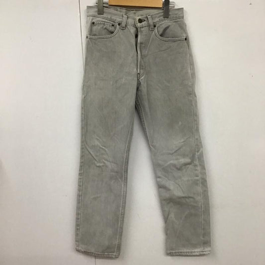 リーバイス Levi s パンツ デニム、ジーンズ デニムパンツ ストレートパンツ スリムパンツ 501 80s 89年 アメリカ製 31インチ 無地 灰 / グレー /  メンズ USED 古着 中古 10114694