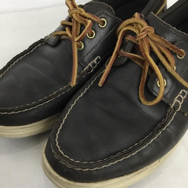 ポロバイラルフローレン Polo by RALPH LAUREN カジュアルシューズ カジュアルシューズ 00000879 デッキシューズ 27.5cm 27.5cm ロゴ、文字 ダークブラウン / ダークブラウン /  メンズ USED 古着 中古 10131032