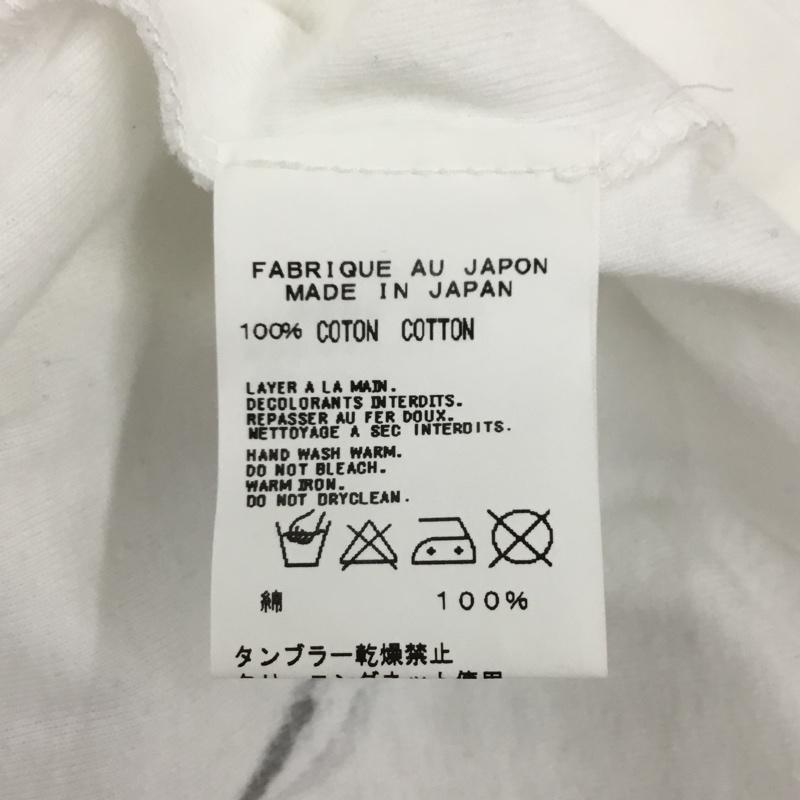 キリュウキリュウ kiryuyrik カットソー 長袖 長袖カットソー クルーネックカットソー ロングスリーブカットソー プリントTシャツ S ロゴ、文字 白 / ホワイト /  メンズ USED 古着 中古 10120705