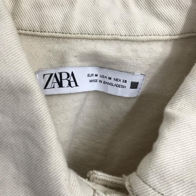 ザラ ZARA ジャケット、上着 ジャケット、ブレザー M 無地 アイボリー / アイボリー /  レディース USED 古着 中古 10124902