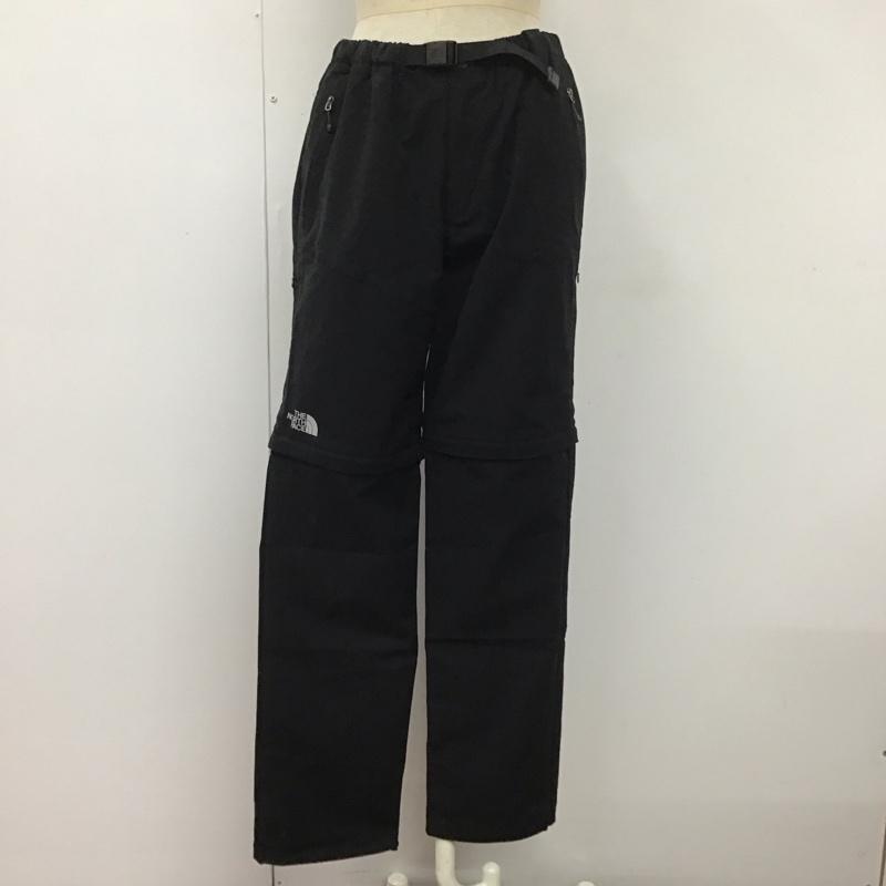 ザノースフェイス THE NORTH FACE パンツ ワークパンツ、ペインターパンツ ntw57054 TREKCONVERTIBLEPANT ワイドパンツ カジュアルパンツ M ロゴ、文字 黒 / ブラック /  レディース USED 古着 中古 10112812