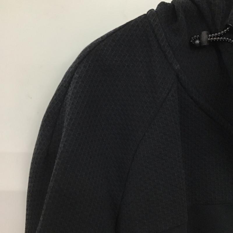 プーマ PUMA パーカー 長袖 ジップアップパーカー アウター ジャージ XXL ロゴ、文字 黒 / ブラック /  メンズ USED 古着 中古 10145020