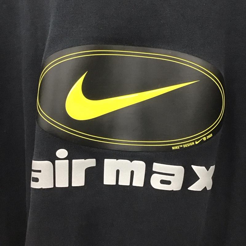 ナイキ NIKE Tシャツ 半袖 半袖カットソー プリントTシャツ クルーネックカットソー XL ロゴ、文字 黒 / ブラック /  メンズ USED 古着 中古 10147856