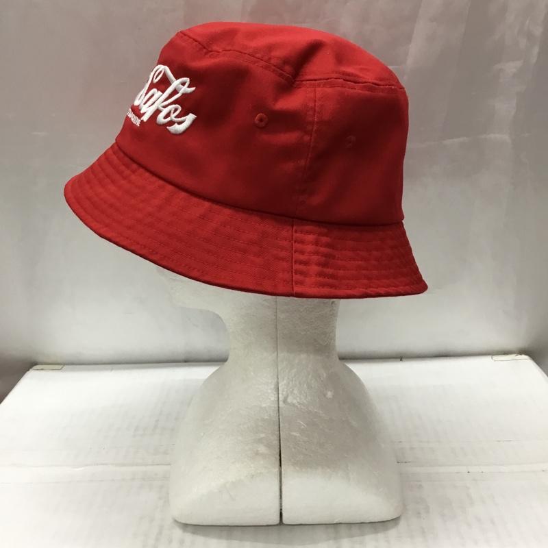 ソフト・マシーン SOFTMACHINE 帽子 ハット SM-24SS-052 バケットハット ロゴ、文字 赤 / レッド /  メンズ USED 古着 中古 10112846