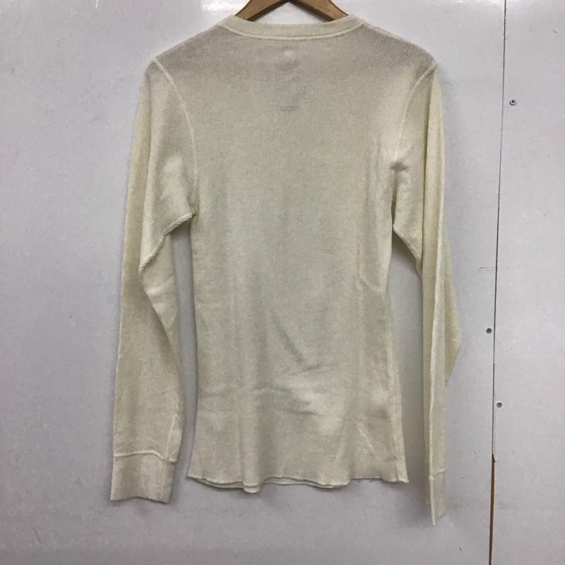 シュプリーム Supreme カットソー 長袖 Hanes ワッフルTシャツ 長袖カットソー S 無地 アイボリー / アイボリー /  メンズ USED 古着 中古 10147586