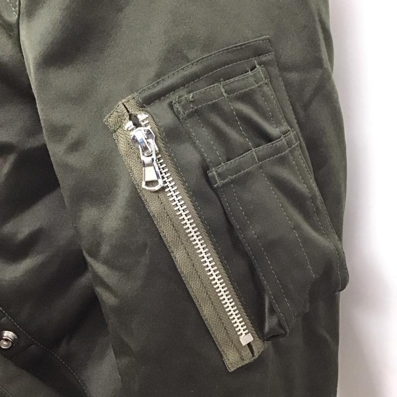 エストネーション ESTNATION ジャケット、上着 ジャケット、ブレザー 72-234-05-100055 ダブルサテンMA-1 アウター ジップアップジャケット L 無地 マルチカラー / マルチカラー /  メンズ USED 古着 中古 10121466