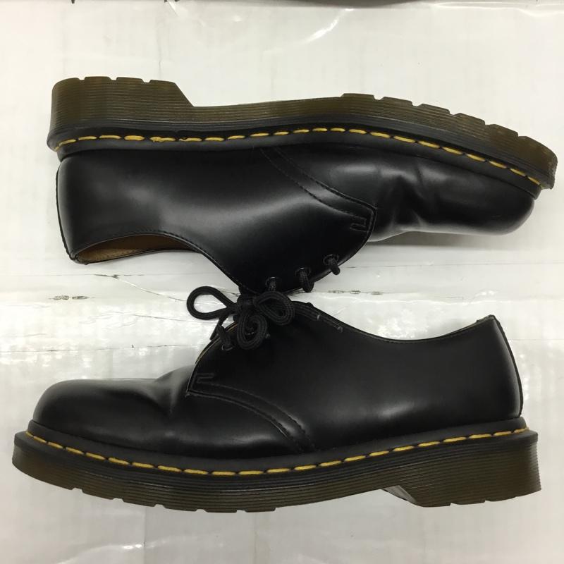ドクターマーチン Dr.Martens 革靴 革靴 1461 3ホール UK7 US：8 無地 黒 / ブラック /  メンズ USED 古着 中古 10119895