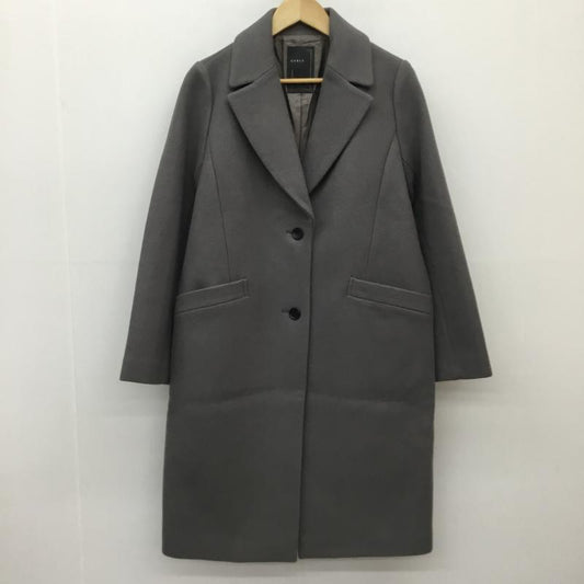 ノーブル NOBLE コート コート一般 40 無地 グレージュ / グレージュ / X チャコールグレー / チャコールグレー /  レディース USED 古着 中古 10142540