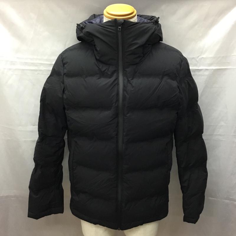 ユニクロ UNIQLO ジャケット、上着 ジャケット、ブレザー 311-156387 シームレスダウンパーカ ダウン L 無地 黒 / ブラック /  メンズ USED 古着 中古 10111341