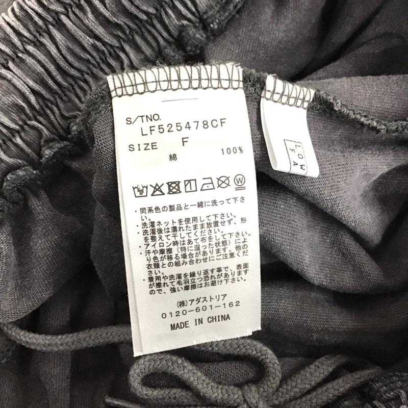 ローリーズファーム LOWRYS FARM パンツ ワークパンツ、ペインターパンツ ワイドパンツ カジュアルパンツ ワークパンツ FREE 無地 黒 / ブラック /  レディース USED 古着 中古 10142463